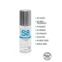 S8 Vandens pagrindo lubrikantas (125 ml)